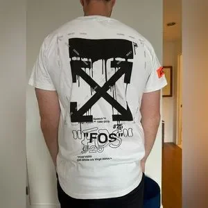 【Virgil Abloh】Virgil Abloh X Simon Brown FOS #199 T-Shirt Off-White, Virgil Abloh x Simon Brown, &&& capsule 